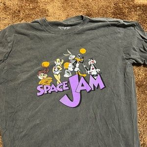 NWT Pretty Little Thing gray space jam t shirt size Medium
